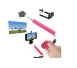 Suporte Smartphone Xcell Bastao De Selfie Monopod Com Bluetooth Rosa