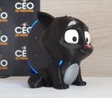 Suporte Tema Gato compatível com Alexa Echo Dot 3