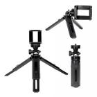 Suporte Tripe Ajustavel 360-Graus Ate 28 Cm Tripod Preto