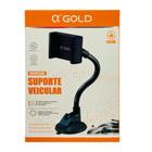 Suporte Veicular AlphaGold Universal Ventosa Cola