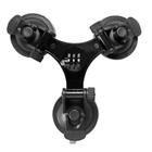 Suporte Ventosa Tripla Suction Cup Mount Carro Vidro p/ Câmera de ação Eken H9R Sjcam Esportiva Sucção Parabrisa