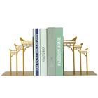 Suportes de Livro Criativos com Design de Arquitetura Chinesa Antiga - 2 Peças