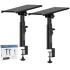 Suportes para monitor de estúdio Vondynote Heavy Duty com bandeja ajustável