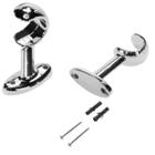 Suportes para Varão Simples 28mm Cromado - 02 peças