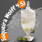 Suqueira de Cristal Ecológico com Pé e Tampa Palm Tree 2L Wolff