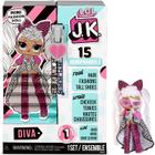 Surpresa l.O.L. JK Diva Mini Fashion Doll com 15 surpresas