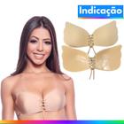 Sutiã Adesivo Silicone Bojo Levanta Seio Ajuste Protetor Freebra