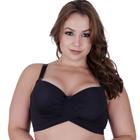 Sutiã com Bojo Plus Size Cruzado Soutien Moderno Alça Reforçada - c7 ALICE