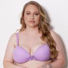 Sutiã com Bojo Plus Size Liso 46 - 48 - 50 - 52 - Sutia Suelen