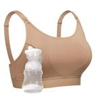 Sutiã de bombeamento Hands Free Momcozy Adjustable Breast-Pumps Mocha