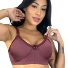 Sutiã De Sustentação Reforçado Sem Bojo Básico Com Alça Larga Lingerie Feminina Conforto Microfibra