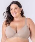 Sutiã Plus Size com efeito minimizador sem bojo e com aros