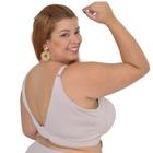 Sutiã Plus Size Reforçado com Aro e Bojo Laterais Largas e Conforto Extremo Corpo Nu