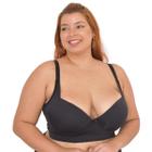 Sutiã Plus Size Reforçado com Aro e Bojo Laterais Largas e Conforto Extremo Corpo Nu