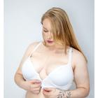Sutiã Plus Size Zíper Abertura Frontal Alça Reforçada Nadador Bojo