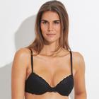 Sutia push up de renda - preto - 46