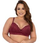 Sutiã Reforçado Renda Com Bojo Plus Size Lingerie