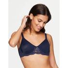 Sutiã Sustentação Com Renda Triumph 24785 Microfibra