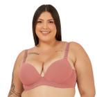 Sutiã Sustentação Plus size Bojo Liso Nayane Rodrigues