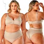 Sutiã Sutian Soutien Alta Sustentação Extra Reforçado Plus Size Sem Bojo Busto Mole Duplo 311324