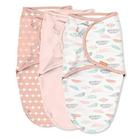 SwaddleMe Original Swaddle Tamanho Pequeno, 0-3 Meses, 3-Pack (Dias de Coral)