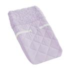 Sweet Jojo Designs Roxo Floral Rosa Menina Baby Nursery Changing Pad Cover - Solid Light Lavanda Flor Luxuosa Elegante Princesa Vintage Boho Shabby Chic Luxo Glam High End Rosas