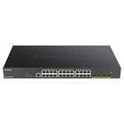 Switch 28 Portas D-Link DGS-1250-28XMP - Gerenciável - 24 Portas Gigabit PoE - 4 Portas SFP+ 10G