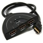 Switch 3X1 Adaptador Cabo 3 Entradas E 1 Saída HDMI - LELONG