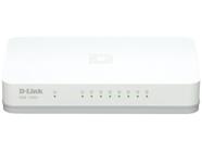 Switch 8 Portas 10/100/1000 Mbps Gigabit - DGS-1008A D-Link