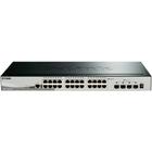 Switch D-Link DGS-1510-28x - Gerenciável e Empilhável - 24 portas Gigabit + 4 portas SFP+ 10G