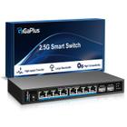 Switch Ethernet GigaPlus 2,5 Gb 10 portas 8x 2,5G Base-T 2x 10G SFP+