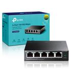 Switch gigabit de 5 portas 4 portas poe+ tplink tl-sg1005p