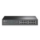 Switch Gigabit Easy Smart 10/100/1000 C/ 16 Portas (sendo 8 Poe) Tl-sg1016pe Smb