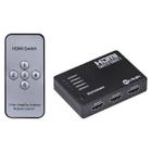 Switch Hdmi 5 Entradas 1 Saída 1.3v Com Suporte 3d E 1080p - Swh5-1 - VINIK