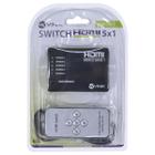 Switch Hdmi 5 Entradas 1 Saida 1.3V Com Suporte 3D E 1080P - Vinik