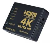 Switch Hdmi Adaptador Hub 5x1 Splitter 4k Com Controle