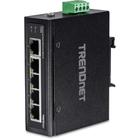 Switch industrial de trilho DIN Fast Ethernet não gerenciado TRENDnet TI-E50