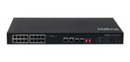 Switch Intelbras 16 Portas Fast Ethernet Poe+ Sf 1822 Hi-poe