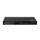 Switch Intelbras SF 1822 Hi-PoE, 16P Fast Ethernet, 2P Gigabit, 2P SFP - 4760070