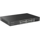 Switch PoE Real HD de 16 portas Gigabit completo com 2 SFP 300W