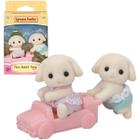 Sylvanian Families Bebês Gêmeos Coelhos Floral 3+ 5737 Epoch