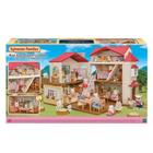 Sylvanian Families Casa Telhado Vermelho Com Luzes Epoch 5708 Sótão Secreto