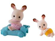 Sylvanian Families Gêmeos Coelho Chocolate