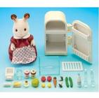 Sylvanian Families Mãe Coelho Chocolate E Geladeira 5014 - Epoch