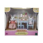 Sylvanian Families Mesa de Café da Manhã Mamãe e Bebê Coelhos Neve 5682