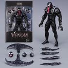 Symbiote Cabeça Escultura Veneno Figura De Ação Hasbro Shfiguarts Filme Móvel Modelo Boneca