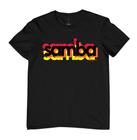 T-shirt 1/2 Malha 30.1 Samba Multicolor Descasado