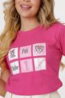 T SHIRT Camisa - BLUSA FEMININA PANTERA PINK Rosa