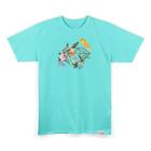 T-Shirt Diamond Canary Flowers Tee Azul Bebe