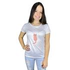 T-shirt Feminina Blusa Blusinha Camiseta Curta Tamanho Único